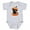 Heather Gray, variant on CafePress - PD Moreno's Halloween Black Kitty - Cute Infant Bodysuit Baby Romper - Size Newborn - 24 Months