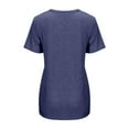 thumbnail image 5 of Lixiuxyad Outfits for Women Women's V Neck Knot Short Sleeve T Shirt, 5 of 5