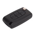 thumbnail image 4 of Premium Black Car Key Fob Case - 3 Buttons Folding Flipping Protective Key Cover for 107, 207, 307, 307, 4 of 7