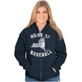 thumbnail image 4 of State of New York Home Of Baseball Unisex Fleece Graphic Zip Up Hoodie Brisco Brands 2X, 4 of 5