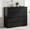 Black, variant on YWEN Black 8 Drawer Dresser for Bedroom,Modern Large Deep Drawer Dresser with No-Handle,Storage Chest of Drawer,Wood Bedroom Storage Organizer Furniture for Living Room,Closet