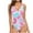 Hot Pink, variant on One Piece Swimsuits for Women Swimwear Solid/Print Athletic Bathing Suits Beachwear Swimdress