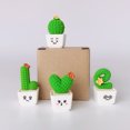 thumbnail image 2 of Regalo de San Valentín Adornos creativos de cactus Planta de resina Adornos pequeños en maceta para coche, 2 of 4