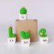 thumbnail image 2 of Regalo de San Valentín Adornos creativos de cactus Planta de resina Adornos pequeños en maceta para coche, 2 of 4