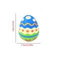 thumbnail image 6 of Chmadoxn 18 Pcs Plastic Printed Bright Easter Eggs for Easter Hunt, Basket Stuffers Fillers, Classroom Prize Supplies, Filling Treats and Party Favor Easter Fidget Toys, 6 of 6