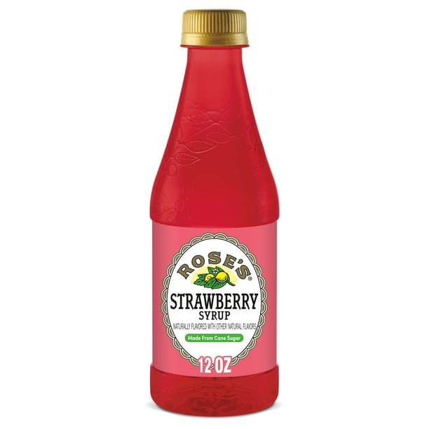 Rose's Strawberry Simple Syrup Mixer, 12 Fl Oz Bottle