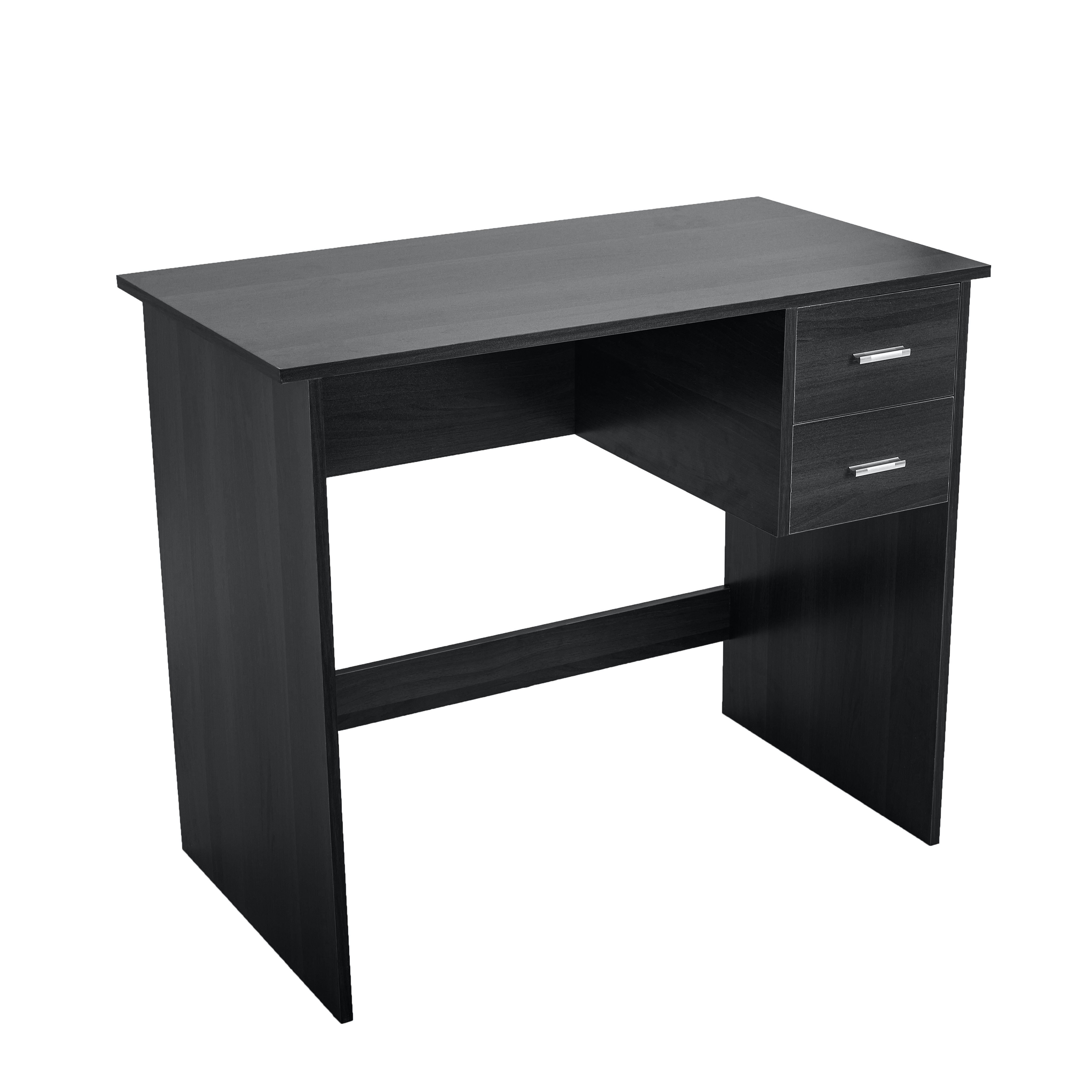 Wooden Computer Desk, Computer Work Table Center with 2 Pull Out