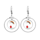 thumbnail image 1 of Happy Easter Festival huevo Rainbow Los pendientes cuelgan del aro de la joyería del círculo de la gota Unbranded M, 1 of 3