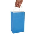 thumbnail image 6 of BLUE PANDA Gift Bags - 9 x 5 x 3 In, 25-Pack, Blue - Party Favor Bags with Handles for Candy & Treats, 6 of 10