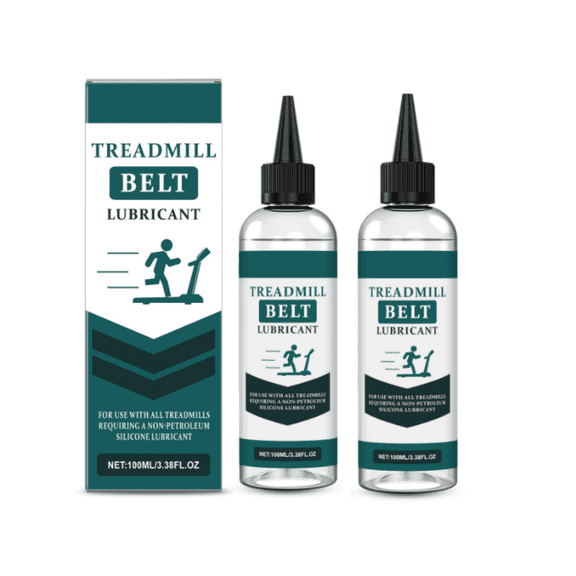 RuWeoMaa Treadmill Lubricant 100% Silicone Treadmill Oil, Treadmill Lubricant for Belt 7 oz, Odorless,High-Temperature Resistant,Silicone Oil with Soft Tubes, Treadmill Lube,Smooth & Noise Reduction
