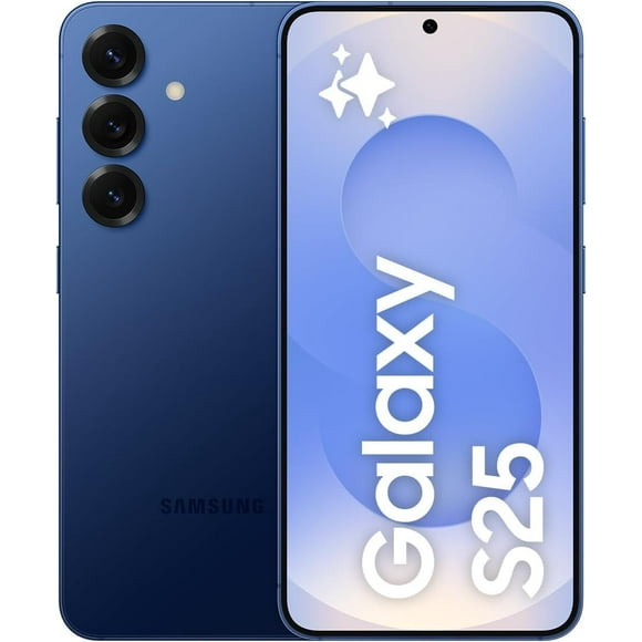 Samsung Galaxy S25 5G International Double SIM, 12/256 Go, Snapdragon 8 Elite, 6,2 Pouces 120Hz AMOLED, 50MP Triple, Galaxy AI, Navy - Neuf