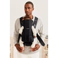 thumbnail image 2 of BabyBjörn Mochila Porta Bebé Mini, Negro, Tejido | Portabebés para recién nacidos (de 7 a 25 libras), ergonómico y fácil de usar, 2 of 5