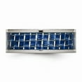 thumbnail image 3 of Grey Titanium Ring Band Wedding Blue Carbon Fiber Comfort, 3 of 6