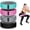 Green & Pink & Grey & Black, variant on Exercise Bands, 3 Levels Fabric Resistance Bands for Working Out, Workout Bands Resistance for Women & Men, Multi-Colored Fabric Booty Bands for Leg Strength Training, Rehab, Yoga