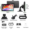 thumbnail image 2 of Apple Carplay Screen for Car, 7" HD Portable Wireless Apple Carplay & Android Auto Touchscreen, with 1080P Backup Camera, Car Play Screen Tablet, GPS, 2 of 9
