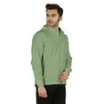 thumbnail image 3 of Inkmeso Solid Henley Hooded Short Kurta For MensLong Sleeve Cotton T-shirt Regular Fit Summer Wear, 3 of 7