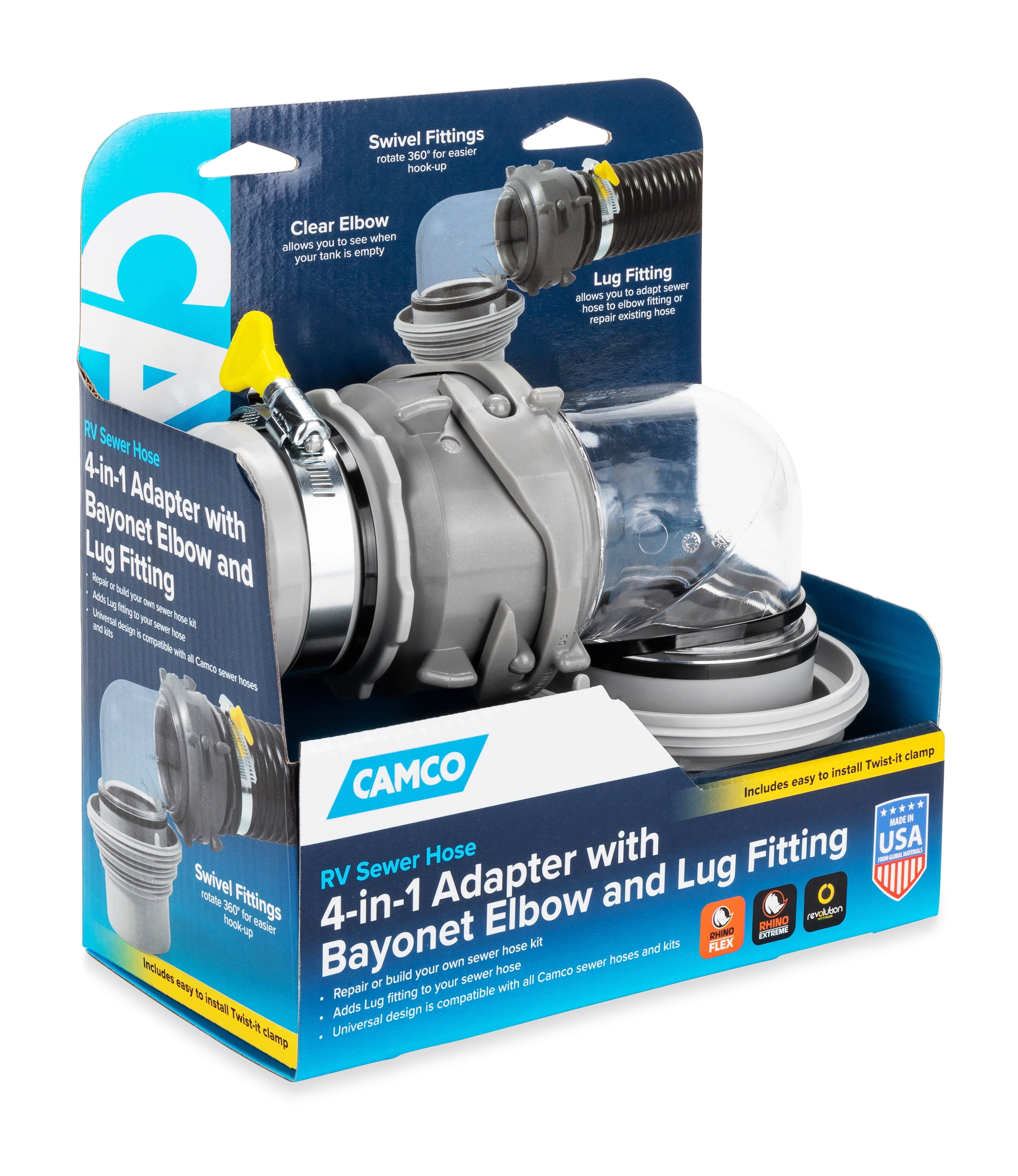 18+ Camco Sewer Hose Adapter