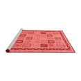 thumbnail image 2 of Ahgly Company Machine Washable Indoor Rectangle Oriental Red Modern Area Rugs, 7' x 10', 2 of 4