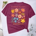 thumbnail image 5 of Aloohaidyvio Graphic T Shirts for Women,Spring Vintage Floral Shirts Women Boho T-Shirt 2024 Wildflowers Graphic Tee Shirts Summer Nature Tops, 5 of 6