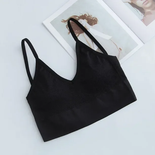 Sujetador de alta elasticidad para mujer, bralette fruncido en forma de U, sujetador push up de verano, sujetador salvaje anti-luz, top de tubo, lencería sexy sin aros