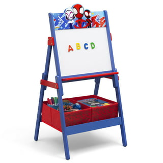  Contender Art Easel for Kids, Double Sided Wooden Centre Ideal  for 4 Toddlers, Arts and Craft Table with Storage Cabinet and 16 No Spill  Paint Cups and Lids : Toys & Games