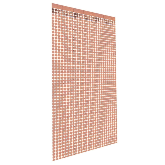 UNOMOR Birthday Curtain Fringe Curtain Rose Gold Fun Theme 1 Set