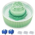 thumbnail image 1 of Fuente de agua para gatos Lawfery Cupcake Ceramic, 2,1 L, con filtros, 1 of 7
