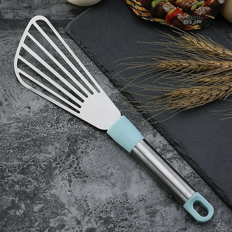 Bcloud Grilling Spatula Food Grade Heat Resistant Stainless Steel Non-stick  Fish Steak Turner Spatula Kitchen Gadget for Home