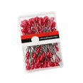 thumbnail image 2 of 100Pcs Head Straight Pins Sewing Pins Corsage Rod Pins Positioning Pins Straight red, 2 of 9