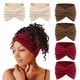 thumbnail image 1 of Paquete de 6 diademas bohemias anchas para mujer, turbante extragrande, diadema con nudo retorcido, accesorios para uso diario, entrenamiento, maquillaje, spa, yoga, lavado de cara y, 1 of 6
