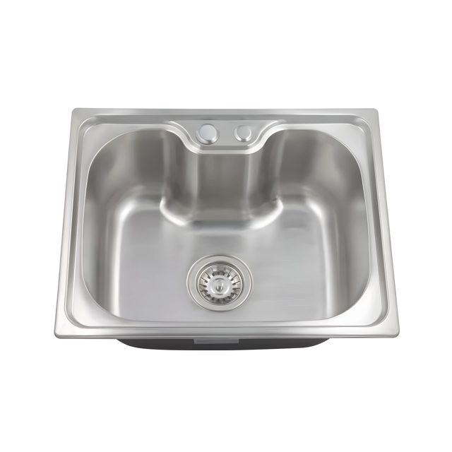 Fregadero Tarja Cocina Cubeta Plateado 50*40*20 VBG 53 cm x 48 cm x 44 cm