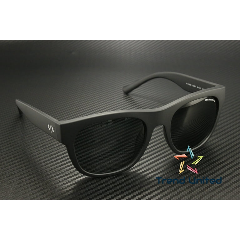 Armani Exchange ブラック サングラス Armani Exchange AX2171 Hampton Black Dial Black Leather