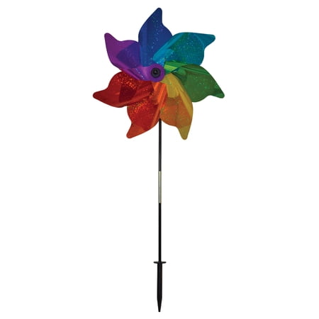 In the Breeze 2897 — Rainbow Sparkle Pinwheel Spinner  18-Inch — Colorful Large Mylar Pinwheel price history on PriceWatchPro