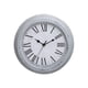 thumbnail image 2 of Reloj de pared vintage sin tictac de 12 pulgadas silencioso para sala de Gris Zulema reloj de pared, 2 of 8