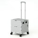thumbnail image 1 of Carrito de Mandado con Ruedas Giratorias 360°, Plegable con Mango Ajustable y Tapa, Soporta hasta 17.5 kg  (Blanco, 38L.), 1 of 4