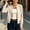 Beige women long sleeve blazer a1, variant on Women's Fall Winter Long Sleeve Zipper Blazer Slim Casual Jackets Solid Dressy Work Tops Business Outerwear Fashion Clothes, Yellow S