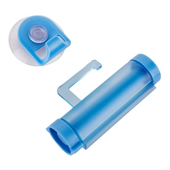 LABSERRON 1Set Plastic Toothpaste Tube Squeezer Blue PP Material Rectangular Shape Space Saving For Household Daily Use