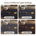thumbnail image 7 of ODIKA 8'x10' Washable Area Rug Non-Shedding, Easy Care, Dark Purple Gold Celestial Design Mystical Moon and Starry Night Motif for King Size Bedroom Under Bed, Master Suite, 7 of 7