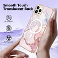 thumbnail image 5 of Cover for iPhone 14 Plus, Compatible with MagSafe Case,Slim Rubber Shockproof MagSafe Anti-Scratch Lightweight Back Case Cover, H, 5 of 7