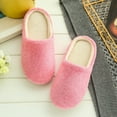 thumbnail image 6 of Oalirro Warm Knit House Slippers for Women Comfy Fleece Lined Winter Slippers with Memory Foam and Indoor Outdoor Soles, 6 of 9