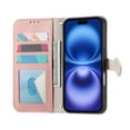thumbnail image 4 of ELEHOLD Wallet Case for Apple iPhone 17 Pro Max, Shockproof Flip PU Leather Zipper Cash Slot Credit Card Slot Anti-Scratch Shock-Absorbent Case Cover With Crossbody Wrist Strap,Rosegold, 4 of 10