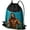 Blue/ Brown, variant on Aquaman King of The Sea Drawstring Backpack Sports Bag Sackpack 17" x 13", Perfect for Gym, Yoga or Practice