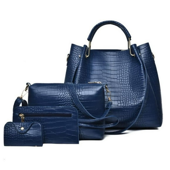 CLEARANCE SALE Ladies handbag four-piece solid color single shoulder messenger bag,gift for lover