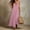 c01Pink, variant on Women Lightweight Knit Sweater Dress V Neck Sleeveless Boho Maxi Dresses Flowy Beach Tank Dress Casual Stylish Loose Bodysuit Pink L