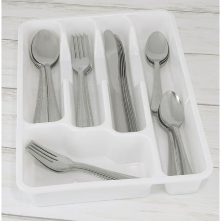 Mainstays Lace 48 Piece Stainless Steel Flatware Set