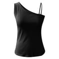 thumbnail image 7 of Kakina CMSX Tank Tops for Women Clearance Women Casual Tanks Sleeveless Buttons Slimming Solid Pullover Vest Blouse Tops Deals, 7 of 7