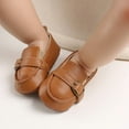 thumbnail image 2 of Uccdo Baby Anti-Slip PU Leather Sneakers Toddler Casual Slip-On Crib Shoes, 2 of 8