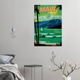 thumbnail image 2 of Maui - The Valley Isle - Vintage Travel Poster (11x17Inches), 2 of 6