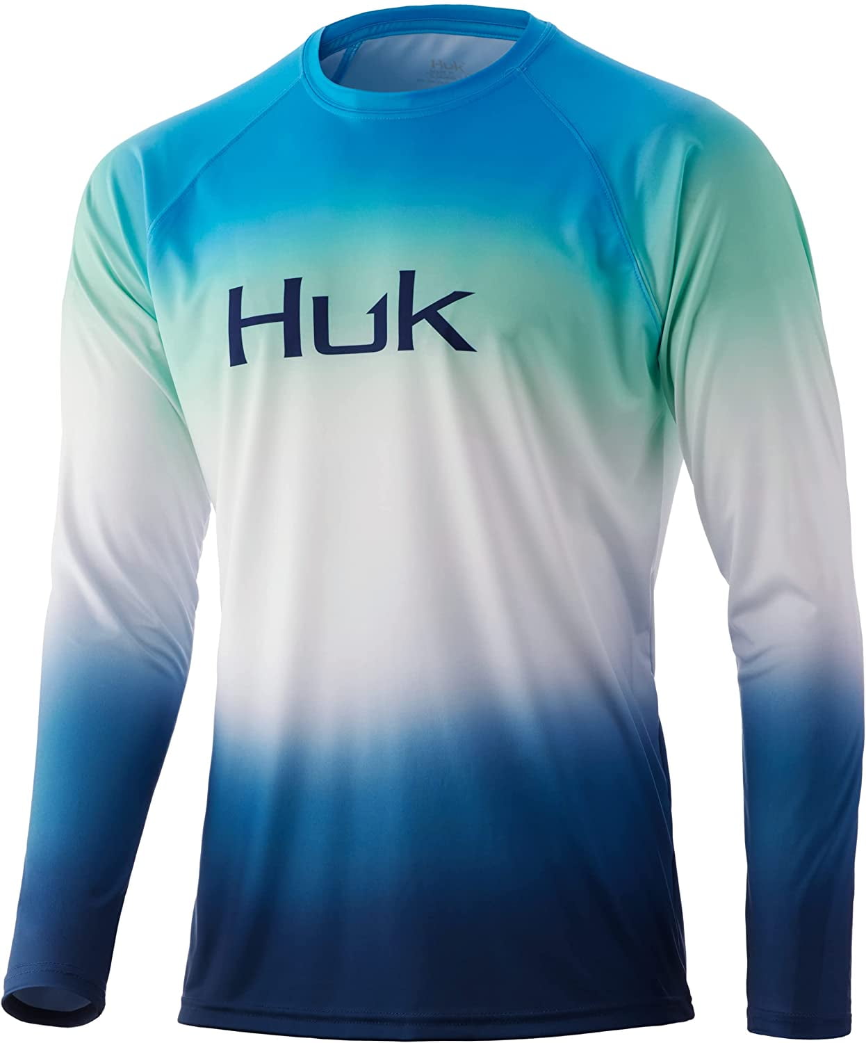 HUK Mens Standard Pattern Pursuit Long Sleeve Performance Fishing Shirt