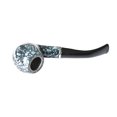 thumbnail image 3 of Pipa de tabaco marmoleada, pipa duradera, pipa de tabaco, pipa para fumar marmoleada, accesorios de detective para puesta en escena de Halloween ShuxiuWang 1327537002574, 3 of 5